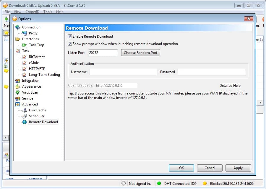 BitComet – screenshot 3